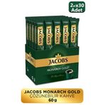 Jacobs Monarch Gold 2 Gr x 30'lu Adet Çözülebilir Kahve