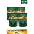 Jacobs Monarch Gold 200 gr x 4 Adet Granül Kahve Kafeinli Lezzetli Türkiye Menşeli