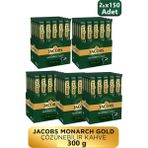 Jacobs Monarch Gold 30'lu 2gr Çözülebilir Kahve x 5 Paket - Granül - 2 gr