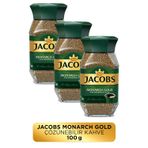 Jacobs Monarch Gold Cam Kavanoz Granül Kahve 100 gr X 3 Adet