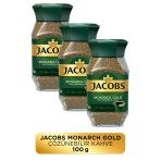 Jacobs Monarch Gold Cam Kavanoz Granül Kahve 100 gr X 3 Adet
