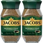 Jacobs Monarch Gold Cam Kavanoz Granül Kahve 100 gram X 2 Adet - 200 gr