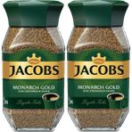 Jacobs Monarch Gold Çözünebilir Kahve 100 gr Kavanoz (100 gr x 2 Adet) - Öğütülmüş - 1 Adet