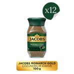 Jacobs Monarch Gold Granül Kahve, 100 g, 12'li Paket