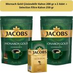 Jacobs Monarch Gold Kahve 400 gr + Selection Filtre Kahve 250 gr - 650 gr