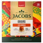 jacobs566663 Jacobs Origins Single Colombia Kapsül Kahve 18'li 93 G