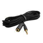 JacobsParts"10 3,5 mm 1/20,3 cm Stereo ses AUX kulaklık kablosu uzatma kablosu fişi auf fişi ile temizleme bezi ceket