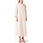 Jacquard Abiye Elbise Şık Tasarım ve Konforlu Kullanım ile Modaya Uygun Seçenek - Pembe - 58