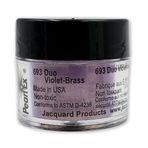 Jacquard Pearl Ex pigment tozu, 3 g, ikili, mor/pirinç, epoksi reçine için gevşek mika tozu, sulu boya, kaligrafi mürekkebi ve kil, epoksi pigment tozu, epoksi reçine boyası