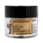 Jacquard Pearl Ex pigment tozu, 3 g, parlak altın, epoksi reçine, sulu boya, kaligrafi mürekkebi ve kil için gevşek mika tozu, epoksi reçine boyası
