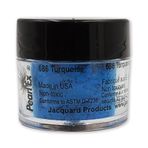 Jacquard Pearl Ex pigment tozu, 3 g, turkuaz, epoksi reçine, sulu boya, kaligrafi mürekkebi ve kil için gevşek mika tozu, epoksi reçine boyası