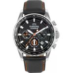 Jacques Lemans Jl.el-102A Uefa Europa League Quartz Deri Siyah 44 Mm Erkek Kol Saati