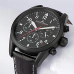 Jacques Lemans Sport Jl.42-2F Quartz Deri Siyah 10 Atm 42 Mm Erkek Kol Saati
