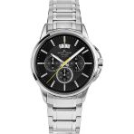 Jacques Lemans Sydney Jl.1-1542D Quartz Çelik Gri Siyah Kadran 10 Atm 42 Mm Erkek Kol Saati