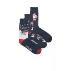 Jacsanta Xmas Socks Giftbox Erkek Lacivert Çorap - 12221911