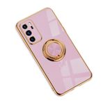 Jacyren Huawei P20 Cep Telefonu Kılıfı Huawei P20 Koruyucu Kılıf, Kılıf Mıknatıslı Araç Tutucu Ultra İnce Silikon Kılıf 360 Derece Parmak Tutucu Düşmeye Karşı Kapak, fuşya, Huawei P20