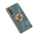 Jacyren Huawei P20 Cep Telefonu Kılıfı Huawei P20 Koruyucu Kılıf, Kılıf Mıknatıslı Araç Tutucu Ultra İnce Silikon Kılıf 360 Derece Parmak Tutucu Düşmeye Karşı Kapak, Gri, Huawei P20