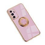 Jacyren Huawei P20 Pro Cep Telefonu Kılıfı Huawei P20 Pro Koruyucu Kılıf, Kılıf Mıknatıslı Araç Tutucu Ultra İnce Silikon Kılıf 360 Derece Parmak Tutucu Düşmeye Karşı Kapak, fuşya, 20 Petite