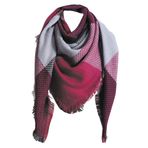 Jacyren Kadın şalı XXL sıcak yumuşak örgü şal, karo, kış şalı, sonbahar şalı, yün şal, kadın battaniyesi, atkı, panço, pelerin, 14a., XXL
