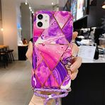 Jacyren Kılıf iPhone 7Plus/8 Plus Cep Telefonu Kılıfı, iPhone 7/8 Koruyucu Kılıf Cep Telefonu Zinciri (Çıkarılabilir) Kılıf, iPhone SE 2020 Cep Telefonu Kılıfı Şeffaf Silikon Lanyard Telefon Kutusu SE 2020/iPhone 7/8, Şarap Kırmızısı