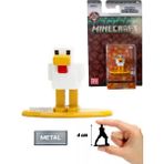Jada Nano Metalfics Minecraft Metal Döküm Die - Cast Mini Figür - Chicken - 4 cm - Renkli