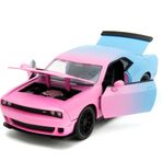 Jada - Pink Slips Dodge Challenger SRT Hellcat (2015) - Ölçek 1:24 (20,3 cm) metalde, lastik lastikler ve açılan parçalar, 8 yaş üstü oyuncak araba (253293002)