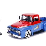 Jada Simba Comics Bombshells 1956 Ford F100 1:24 Supergirl FigÄzr ve Araba 253255008