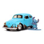 Jada Toys Disney Lilo ve Stitch 1:32 Volkswagen Beetle Döküm Araba, 4,24 cm Dikiş Figürü, Çocuklar ve Yetişkinler için Oyuncaklar