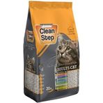 Jadawa 20 lt Clean Step Activated Aktif Karbonlu Çoklu Kediler İçin İnce Taneli Topaklanan Bentonit Kedi Kumu
