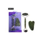 Jade Roller Gua Sha Taşı Seti Renkli