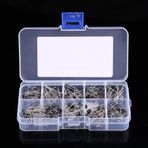 Jadeshay 200pcs Diyot Doğrultucu - 10Values Doğrultucu Diyot Çeşitler Elektronik Kiti 1N4001 ~ 1N4007 1N5817 ~ 1N5819 Bo Ile