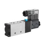Jadeshay Elektrikli Pnömatik Solenoid Valf 4V210-08 5 Yollu 2 Pozisyon 1/4 "Hava Elektrikli Manyetik Valf Tek Kontrol Geri Verme Vanası, CE (Boyut: DC24V)