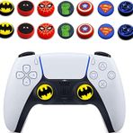 Jaeespon 14Pcs Analog Thumb Grip Stick Cover, Wireless Controllers Game Remote Joystick Cap, Non-Slip Silicone Handle Protection Cover for PS5/PS4/Xbox one/360/Nintendo Switch PRO