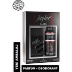 Jagler Black Erkek Parfüm Seti EDT 90 ml ve Deodorant 150 ml Lüks Hediyelik Paket