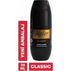 Jagler Classic Erkek Roll-on Deodorant 50 ml – Limon, Gül ve Misk Aromalı, Pudrasız ve Ferahlatıcı Formül