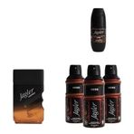 Jagler Hero Erkek Edt Parfüm 90 ml & Deodorant 3x150 ml Avantajlı Set Roll On Hediyeli