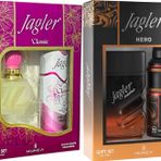 Jagler Parfüm Seti (Karma Set) Kadın 60Ml Classic + Deodorant / Erkek 90Ml Hero + Deodorant