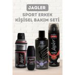 Jagler Sport Erkek Kişisel Bakım Seti ( Deodorant-Rollon-Tıraş Köpüğü-Tıraş Kolonyası )