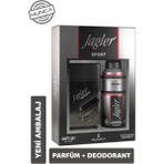 Jagler Sport Erkek Parfüm Seti 90 ml EDT ve 150 ml Deodorant Ferah Spor Koku ile Gün Boyu Kalıcı