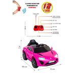 Jagor Akülü Araba 12V - Pembe
