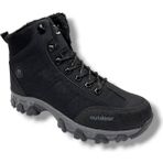 Jagulep 4057-26 Anatomik İçi Kürklü Siyah Füme Outdoor Erkek Bot