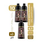 Jaja 6.1 Küllü Koyu Kumral Şampuan 300 ml - 3 Adet