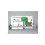 Jaju Baby 40 Cm 1 Adet Gri Ahşap Raf Montessori Kitaplık Çocuk Odası Aksesuar Dekorasyon Mobilya