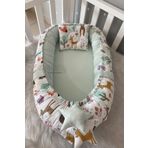 Jaju Baby Babynest Sevimli Orman Lüx Tasarım Organik Pamuk Kumaş Taşınabilir Anne Yanı Baby Nest