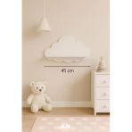 Jaju Baby Bulut Raf Beyaz 45x25cm / Çocuk Ve Bebek Odası Aksesuar Raf