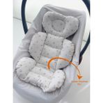 Jaju Baby Kahve Yıldız Desenli Oto Koltuğu Minderi - Puset Minderi 55X35 - Kahverengi