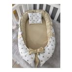 Jaju Baby Nest Gold Tasarım Kahve Lüx Tasarım Jaju-babynest