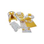 Jaju Baby Nest Renkli Yıldız Sarı Tasarım 9 Parça Jaju-babynest Anne Yanı Bebek Yatağı Set