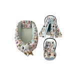 Jaju Baby Nest Sevimli Orman Tasarım Jaju-babynest Ve Puset Örtüsü 5'li Set