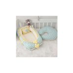 Jaju Baby Nest Su Yeşili Sarı Kombin Jaju-babynest Anne Yanı & Emzirme Yastığı Set